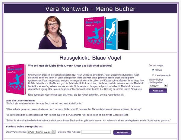 Neue Bücherseite