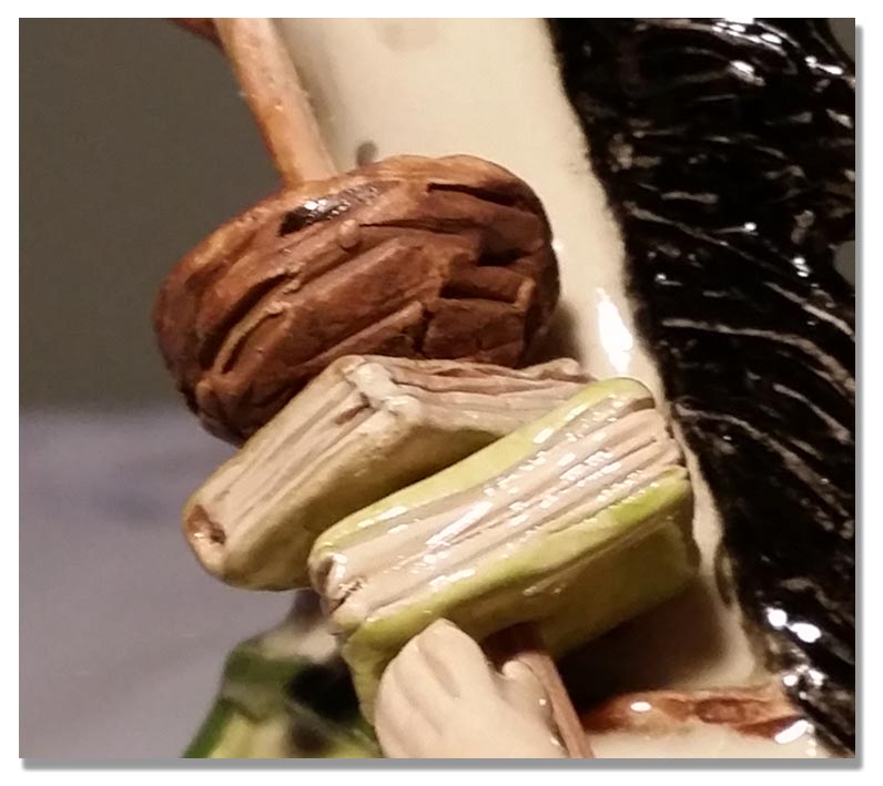 Bücher am Speer des Ritters