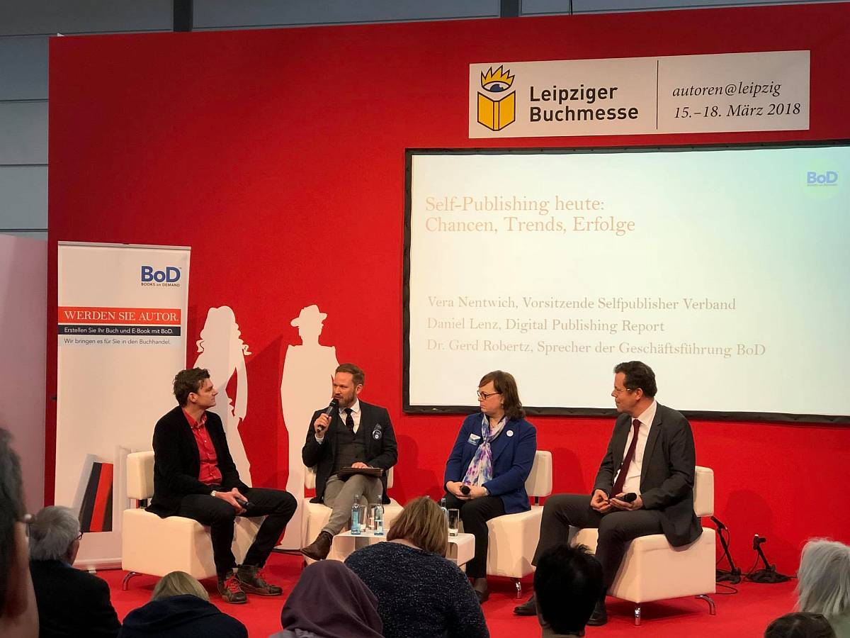 Podiumsdiskussion auf der Buchmesse Leipzig 2018